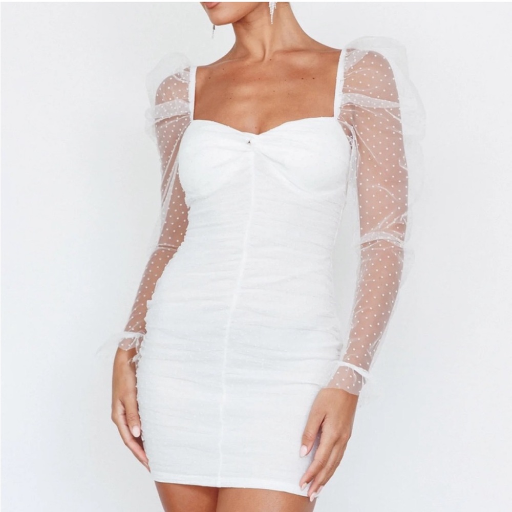 Selfie Leslie - Like Lovers Hail Spot Mini Dress - Size M - NWT